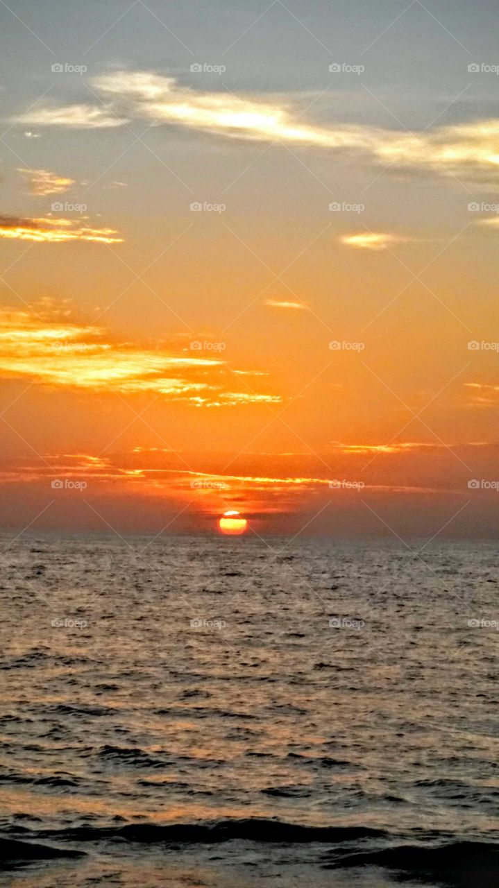 Sunset, Water, No Person, Dawn, Sun