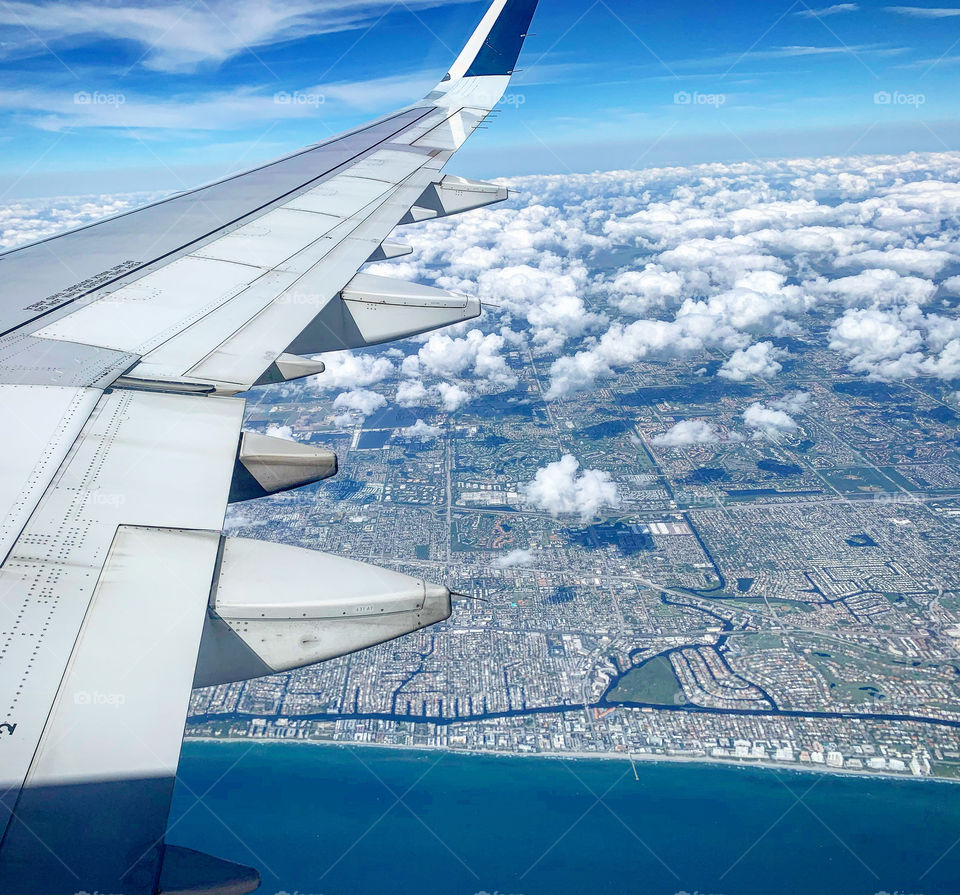 As below, as above. Flying across the Atlantic. 