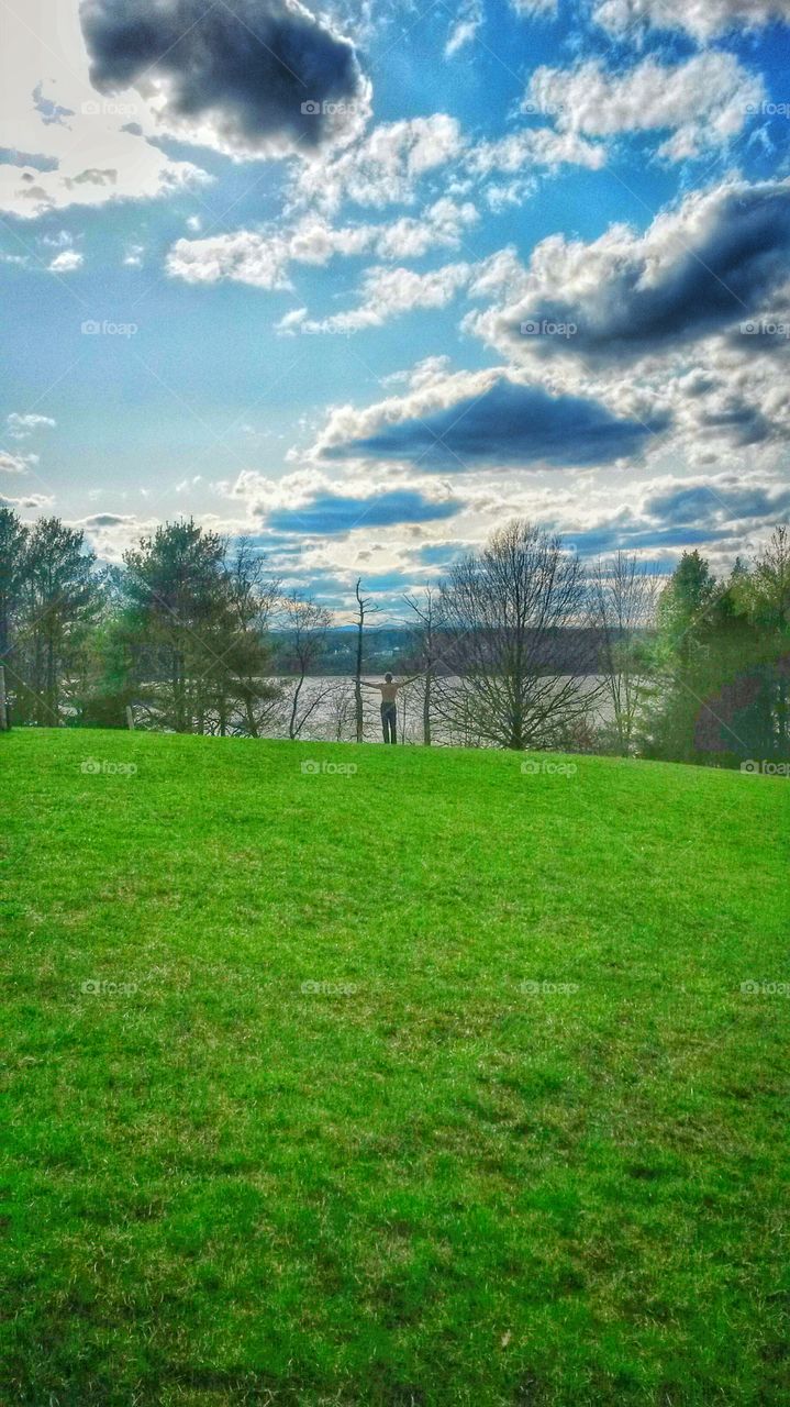 Meditation. meditation at poets walk