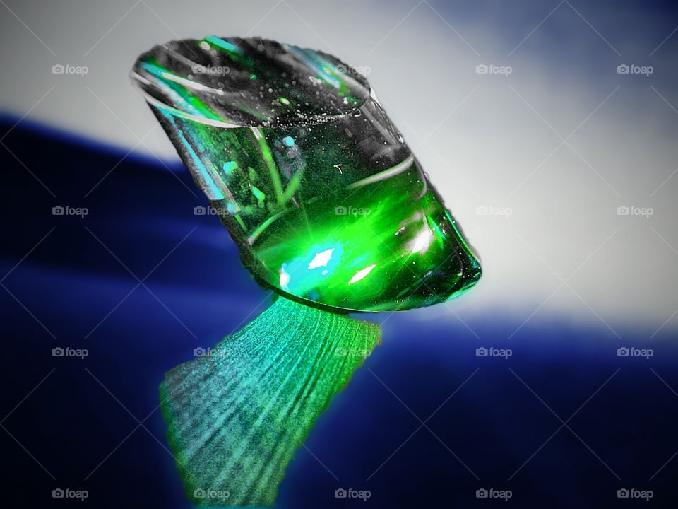 green. playing with colors of light