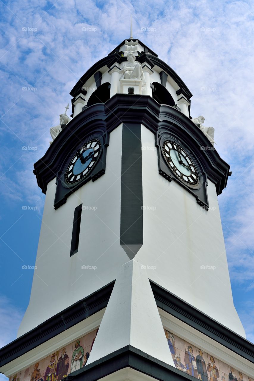 White and Gray Clock Tower