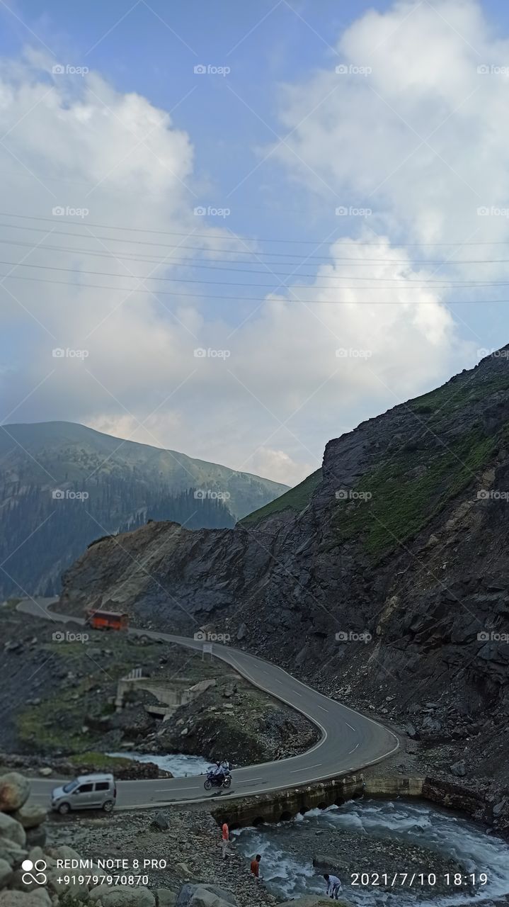 Awesome picture of Mughal Road  Shopian kashmir in Summer