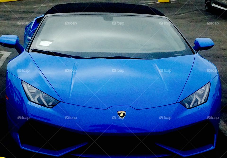 Blue lambo 