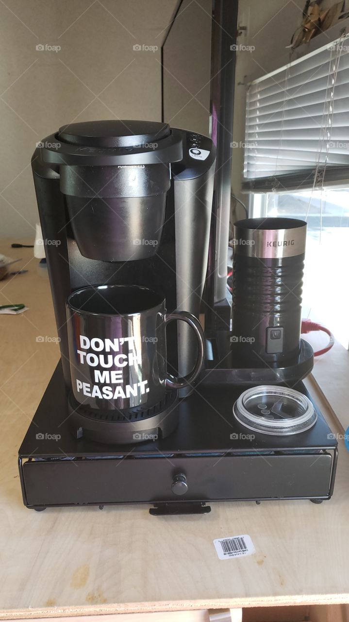 coffee Keurig frother coffee cup