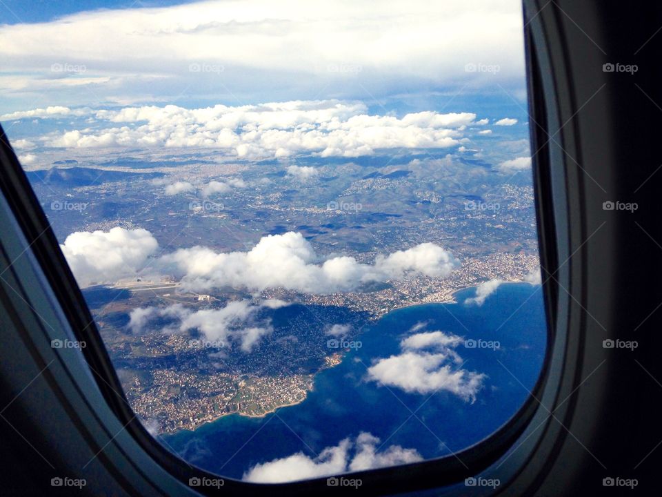 Travel, Sky, No Person, Airplane, Sun