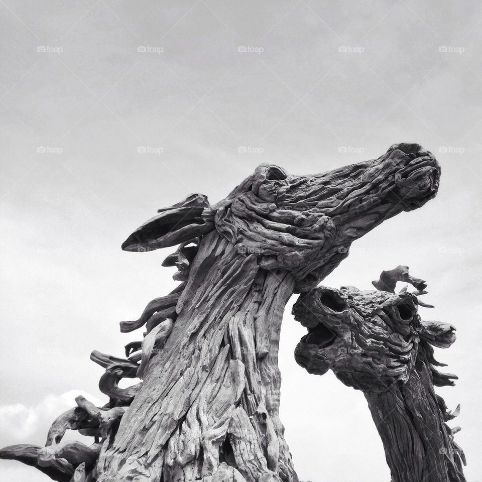 Driftwood Horses