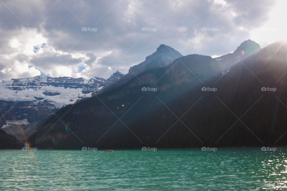 Mid afternoon in the Canadian Rockies. 