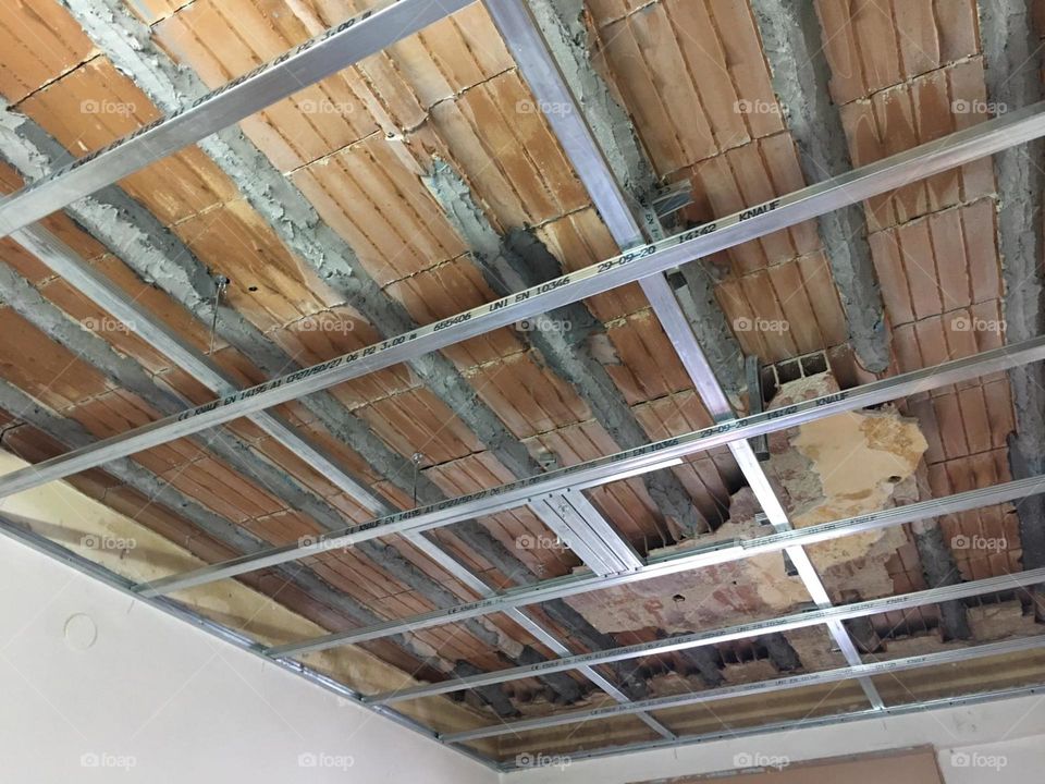 frame for plaster ceiling