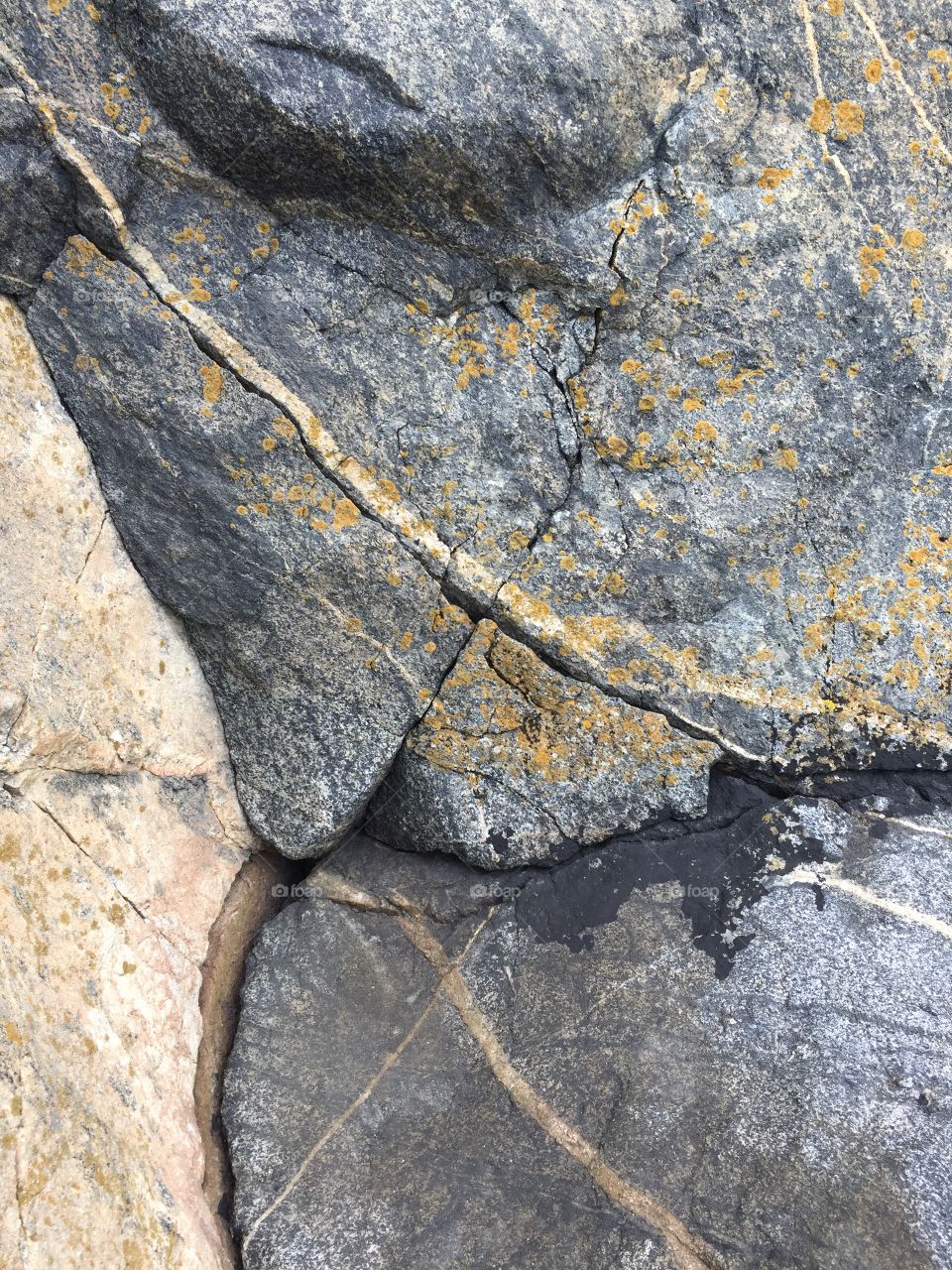 Close-up of rock formation