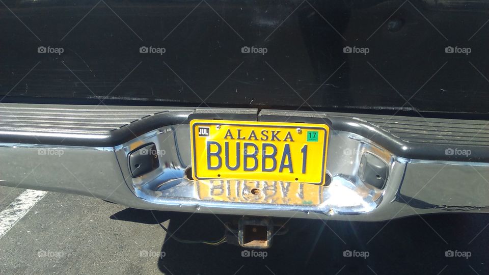 license plate