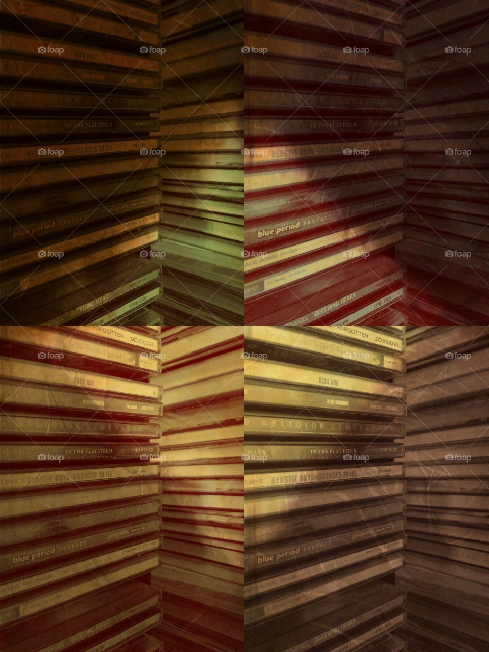 Stack of Books and CDs