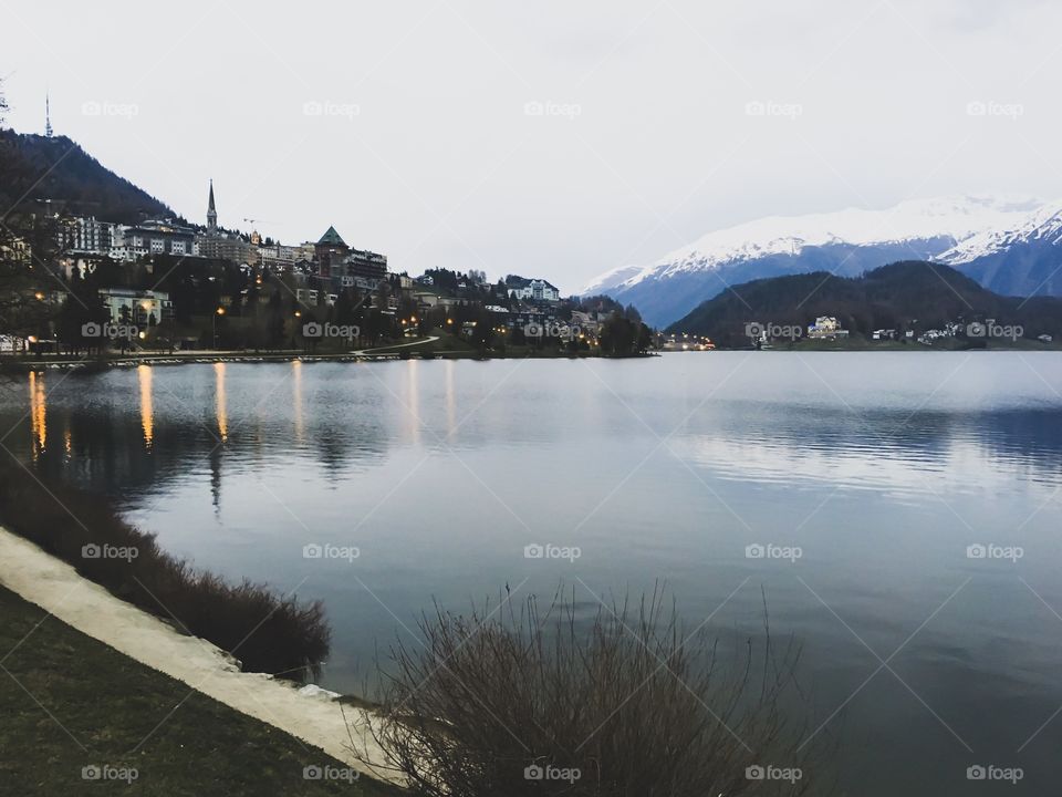 Saint Moritz lake 