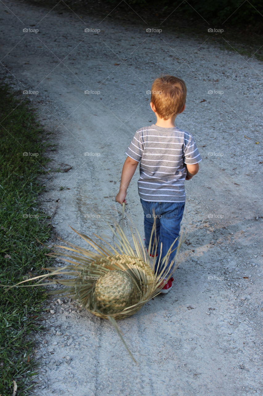 Boy Walking 