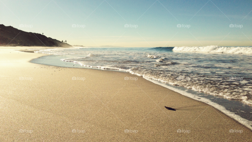 carlsbad beach ocean morning by ninjacentral