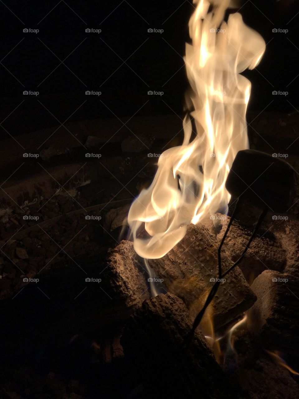 Marshmallow roasting