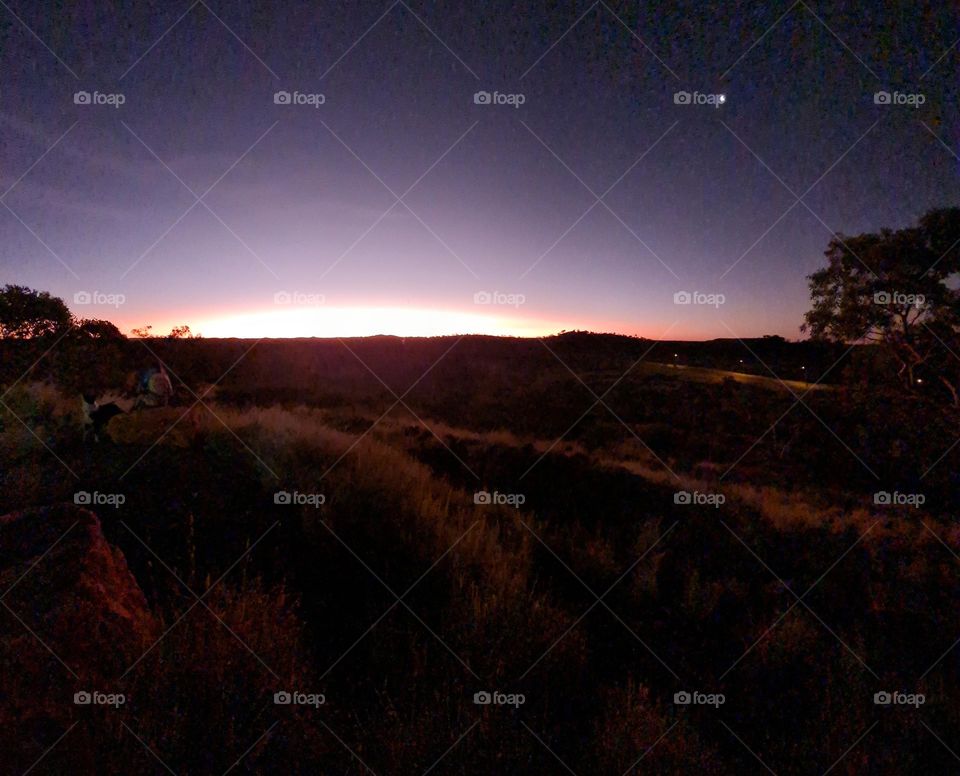 outback sunset