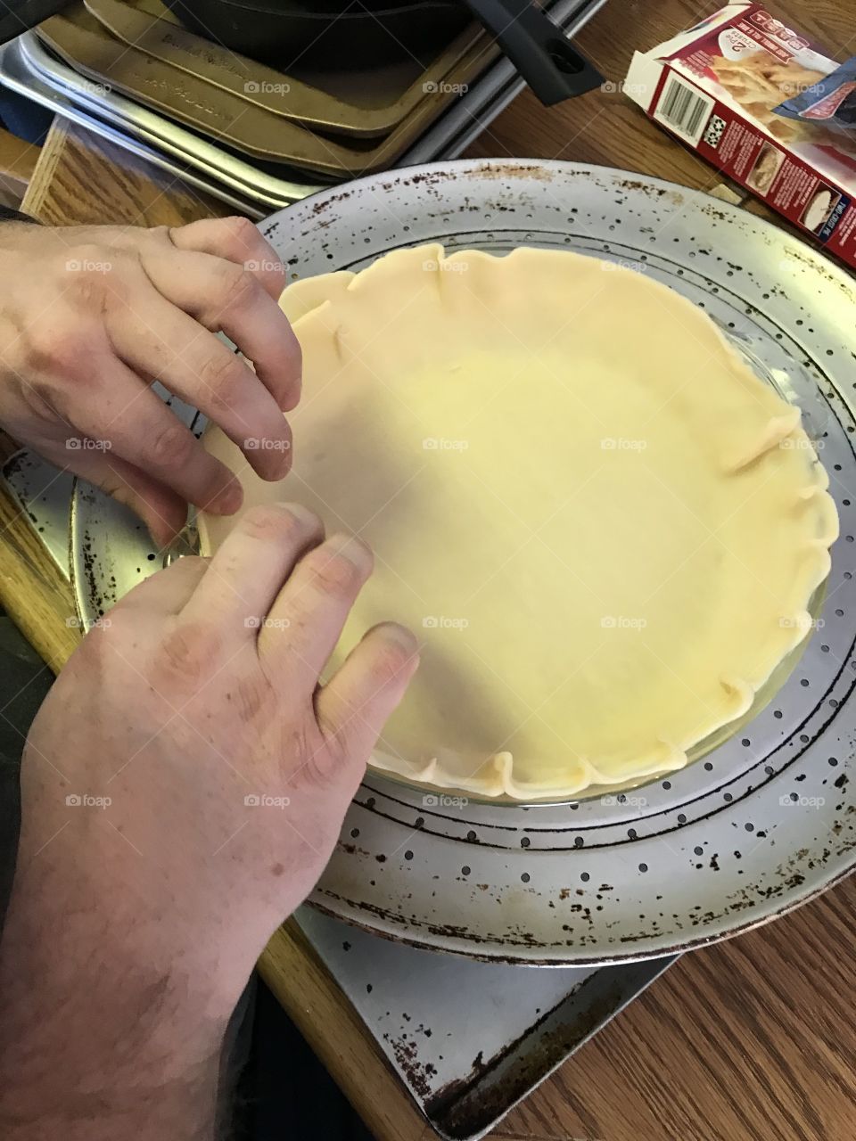 Making pies