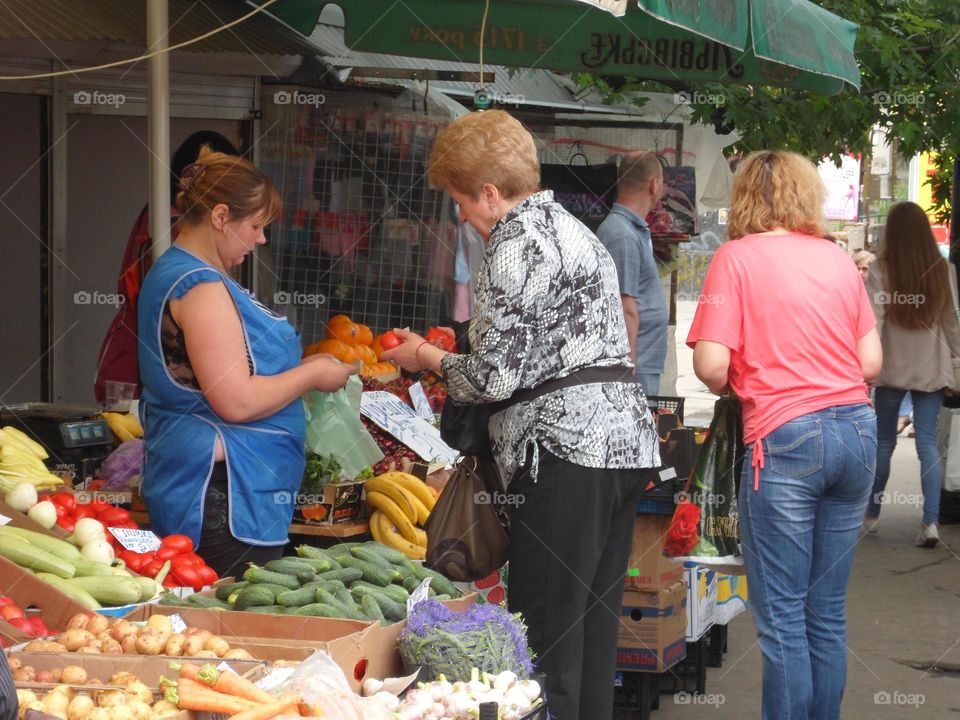 Vegetable Market. Vegetable Market