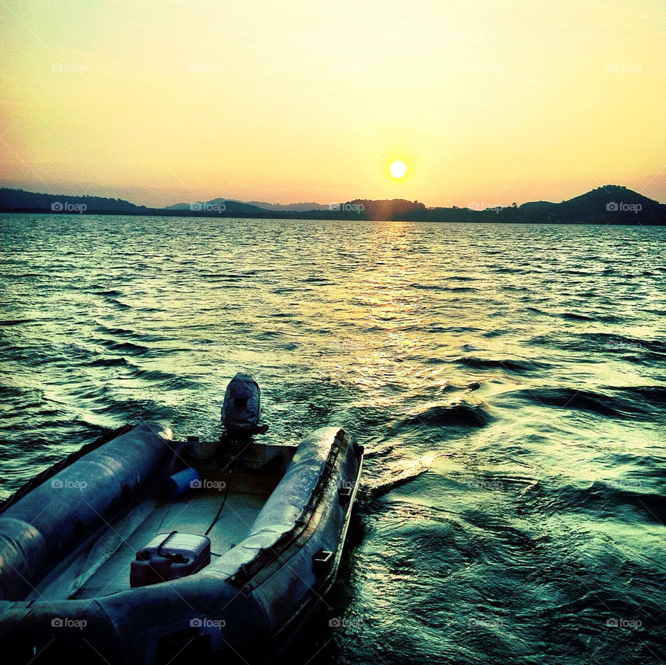 ocean sunset thailand phuket by j_ball