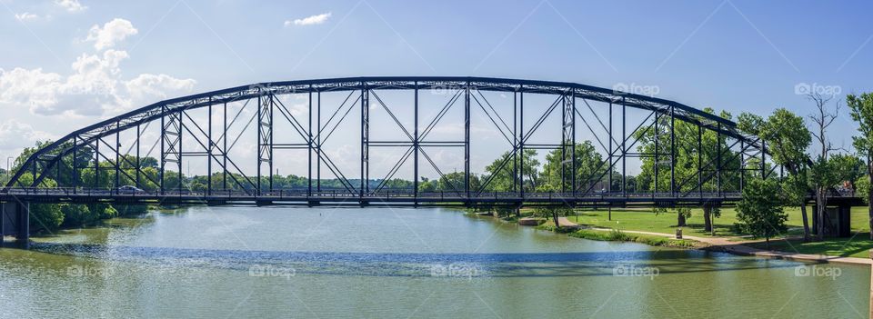 Bridge over the Brazos river in Texas