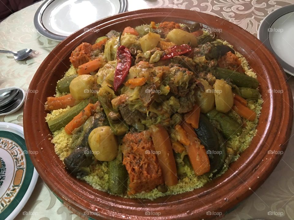 delicious moroccan couscous