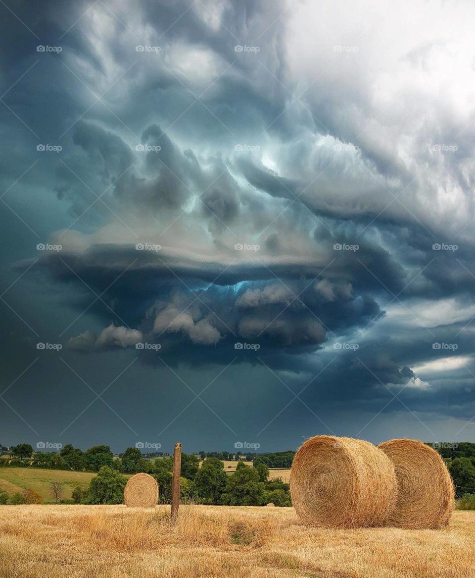 Storm forming clouds