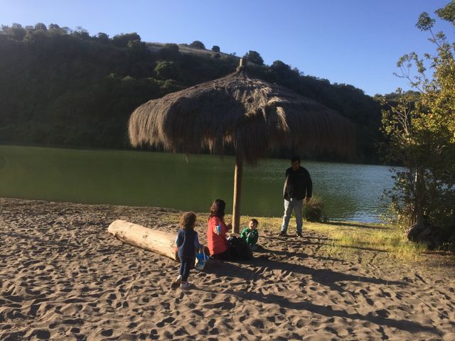 Beach in the afternoon
