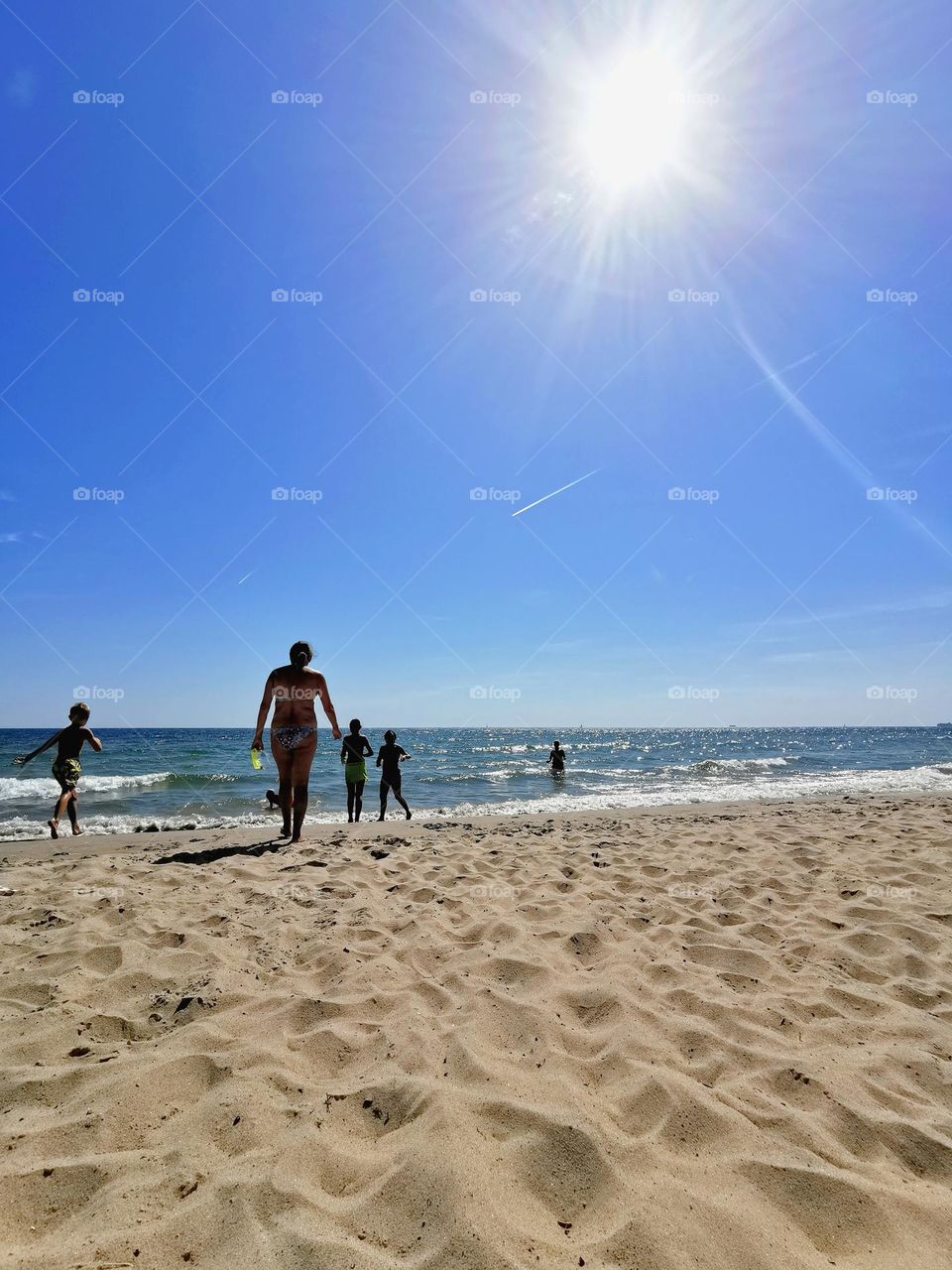 Summer day at the beach