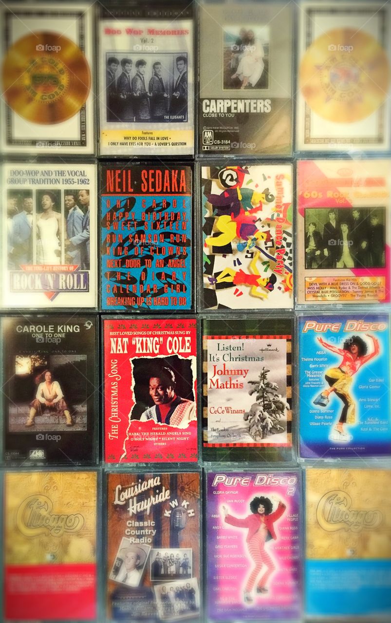 Old cassettes and old music 