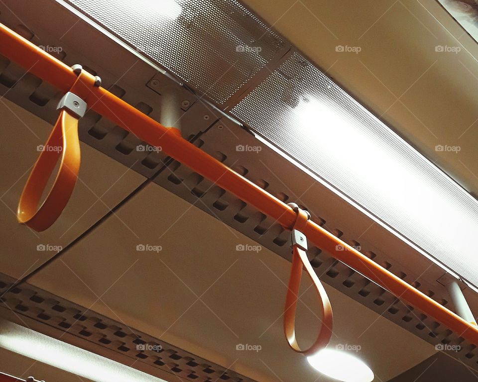 Handrails on the Overground