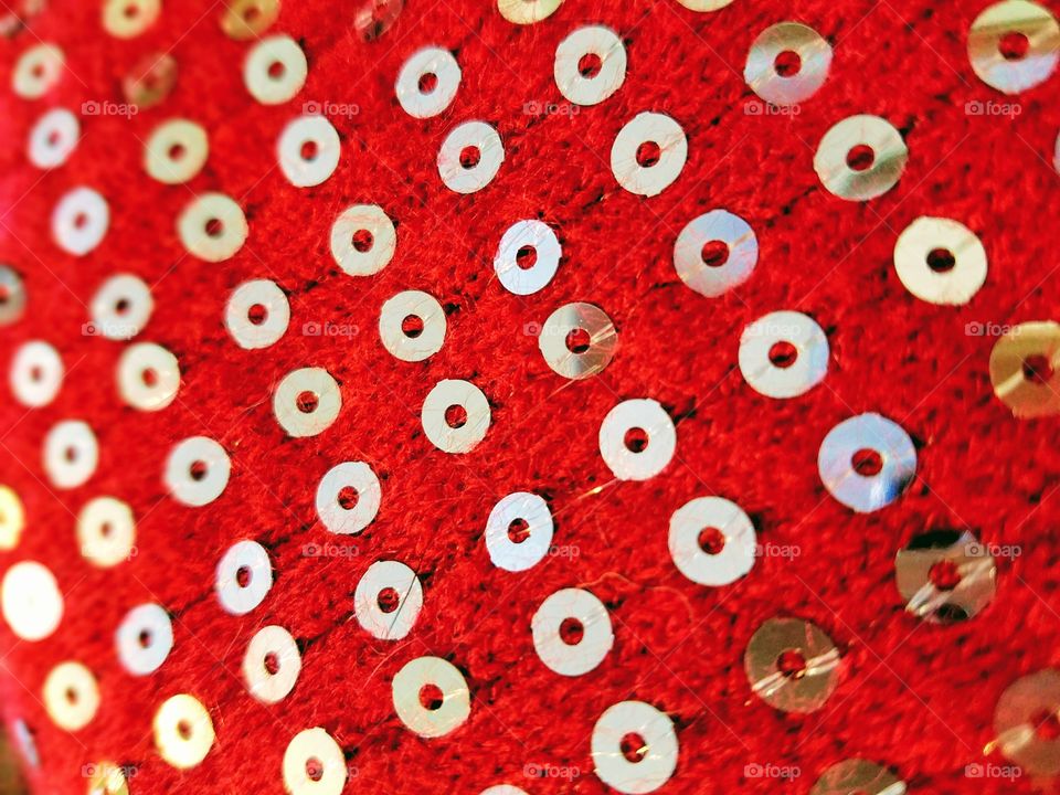 background sequins red