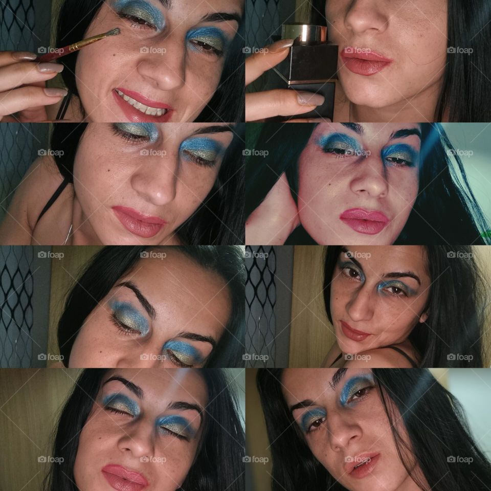 Original model with yellow and blue shading