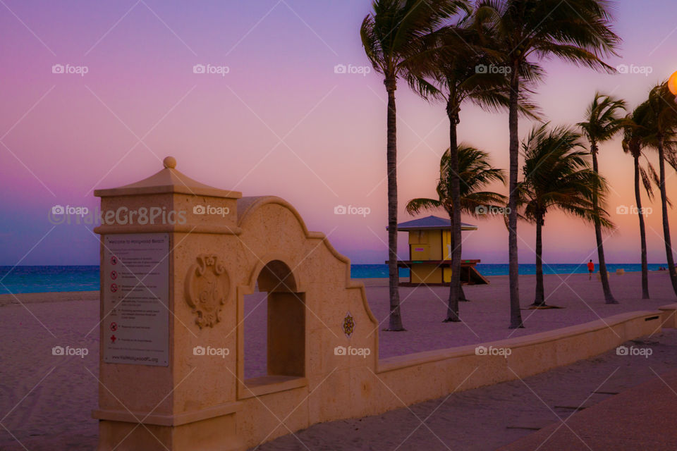 Surreal Hollywood. I love shooting the beach in my hometown of Hollywood, FL, especially the boardwalk, as pictured here.