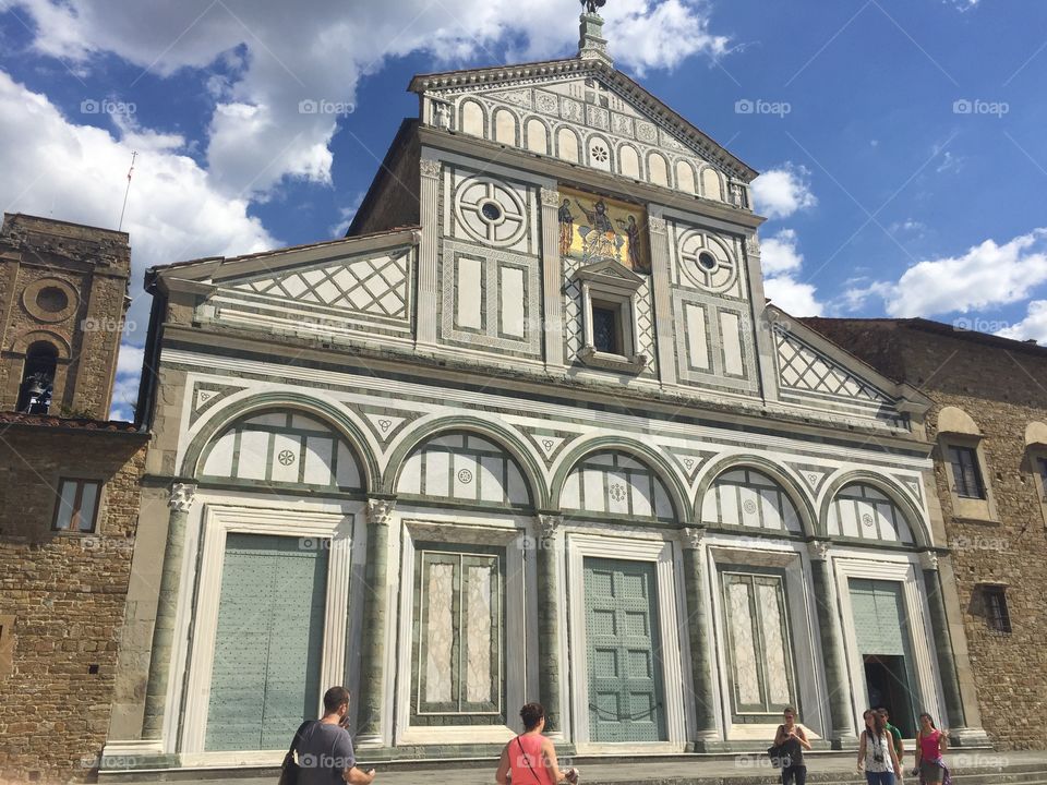 Chiesa di San Miniato al Monte Firenze 
Facciata
