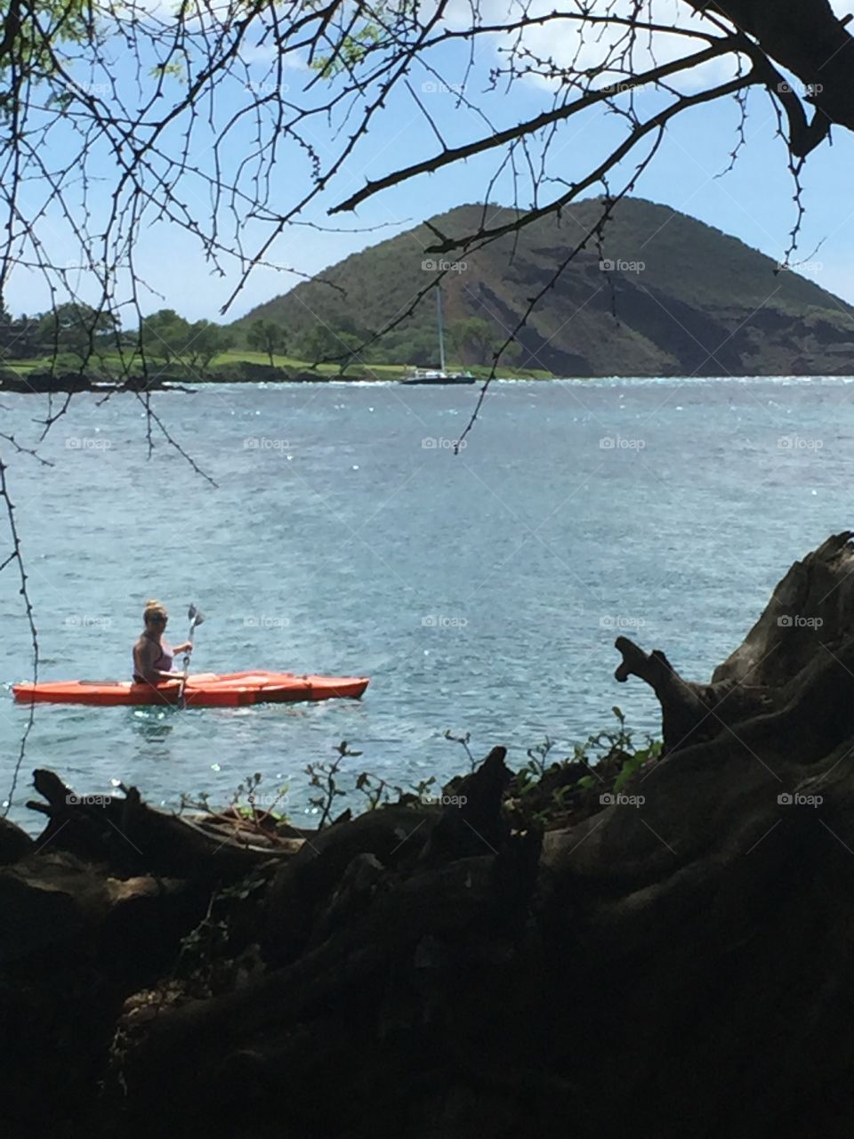 Kayaking in Maui. Enjoying the aloha lifestyle. 