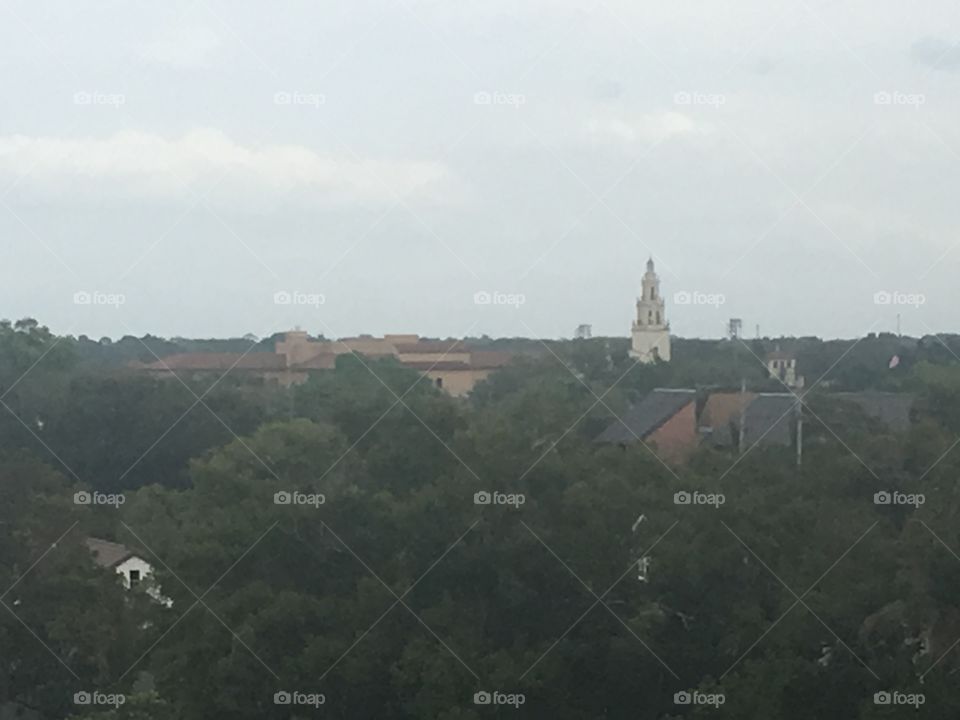 Landscape, Architecture, Hill, Tree, City