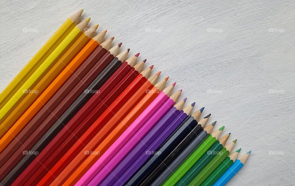 colour pencils lifestyle