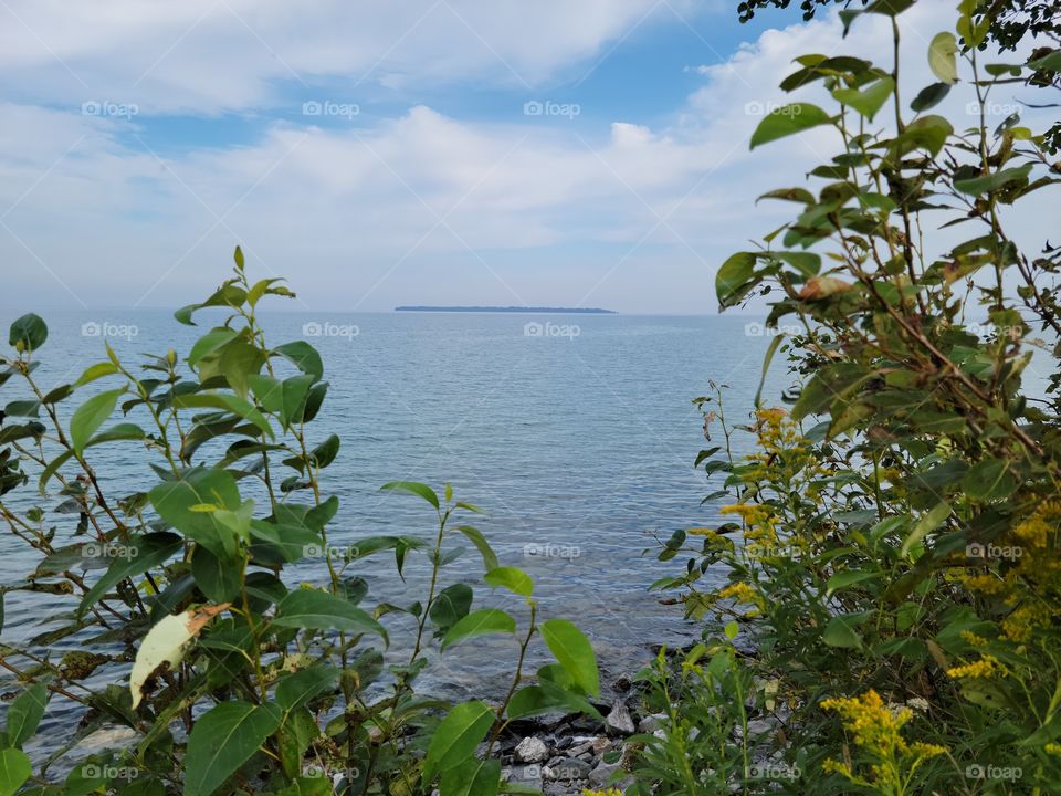 Little Island in Lake Huron