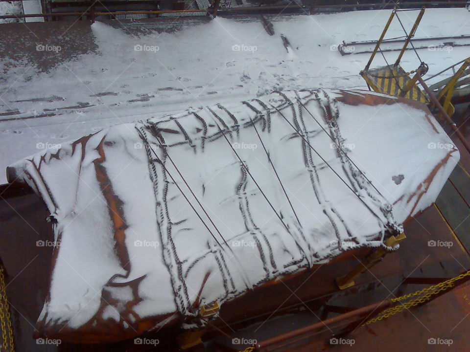 # my ship# rescue boat# frozen# cold# ice# narvik# Norway#