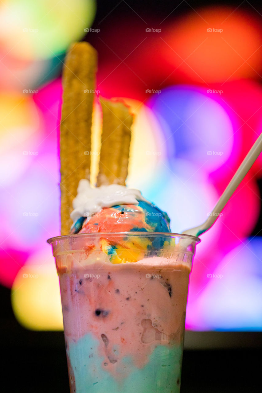 Ice cream and churros 