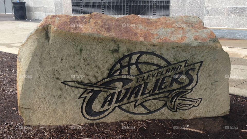 Cleveland Cavaliers Carved Stone