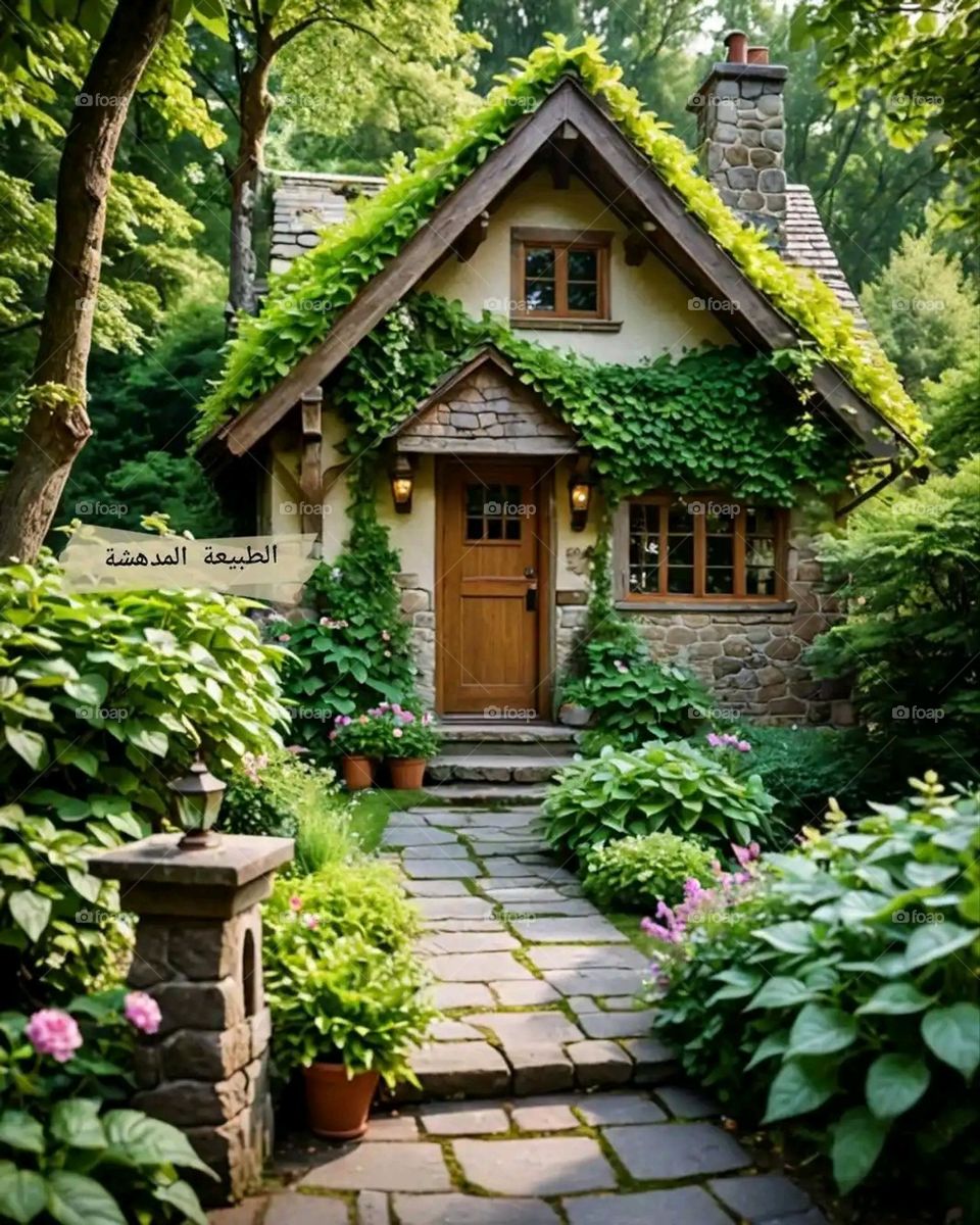 Glory be to God, the magnificent and picturesque view and the natural green trees are a view that is nothing more wonderful than it