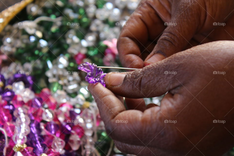 Working Hands Close -up