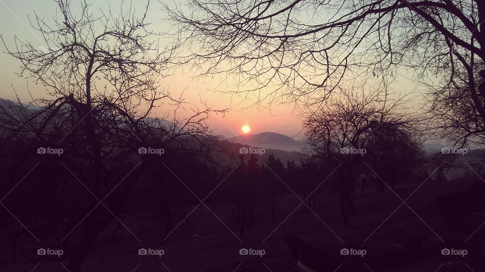 Sunrise before work..