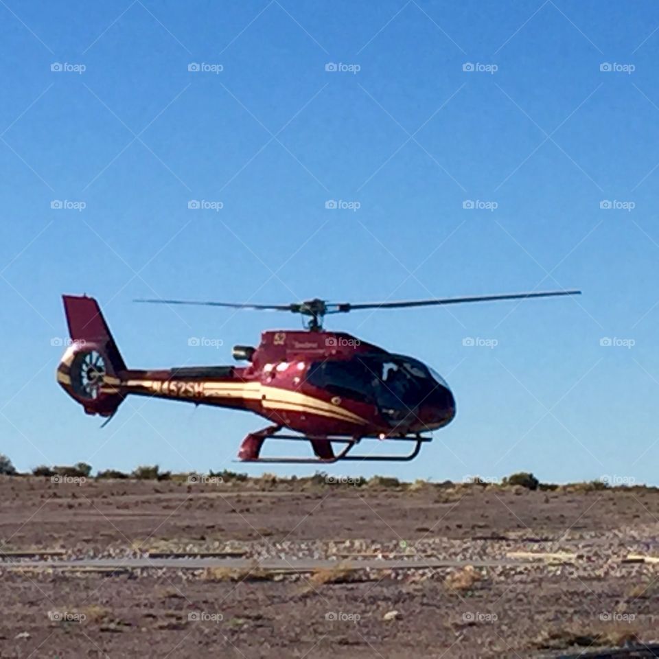 Tourist helicopter 