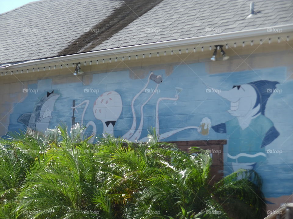 octopus 🐙 sign. This is a vacation photo that I took while visiting port Aransas Texas. 👣 🚶 🏃 🔥 💨