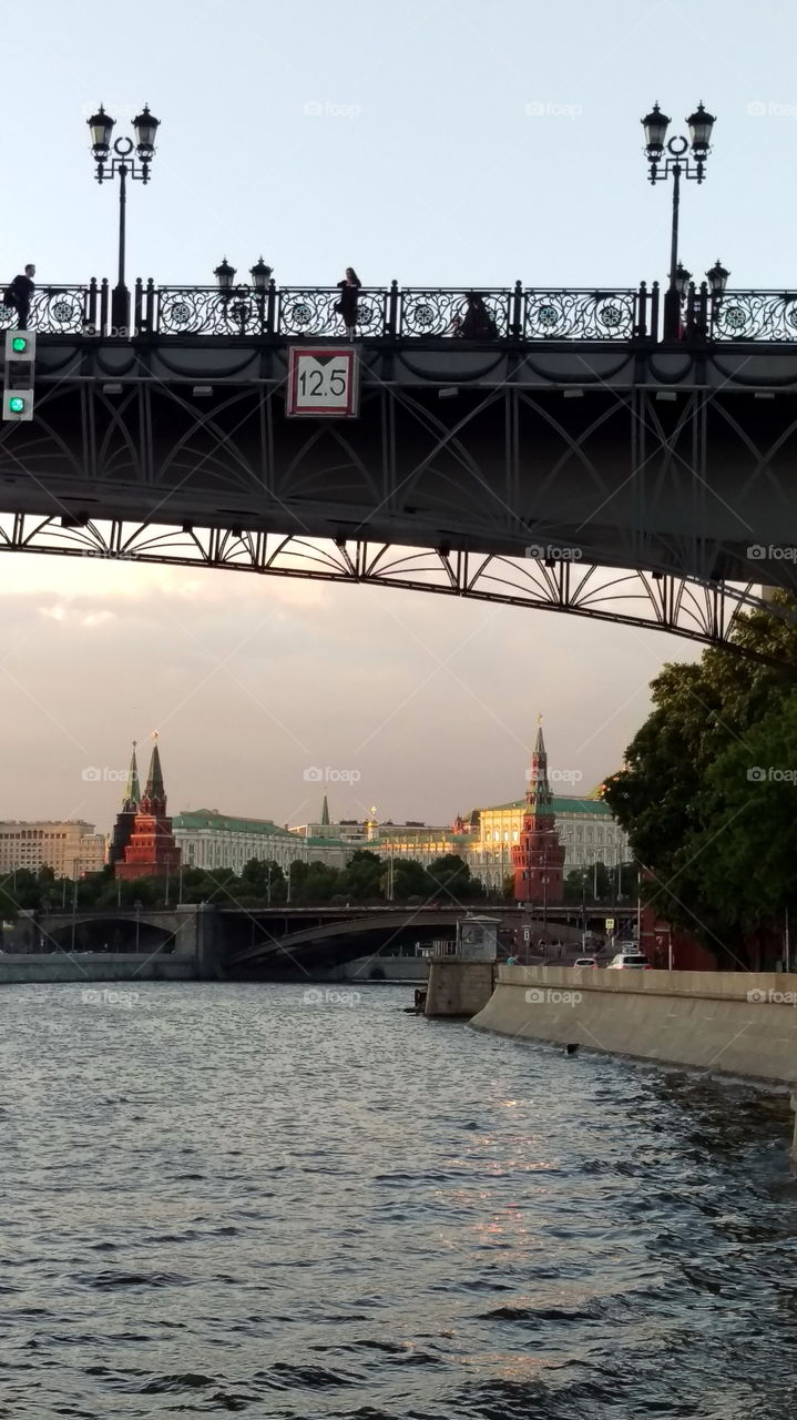 Bridge above Moscow river