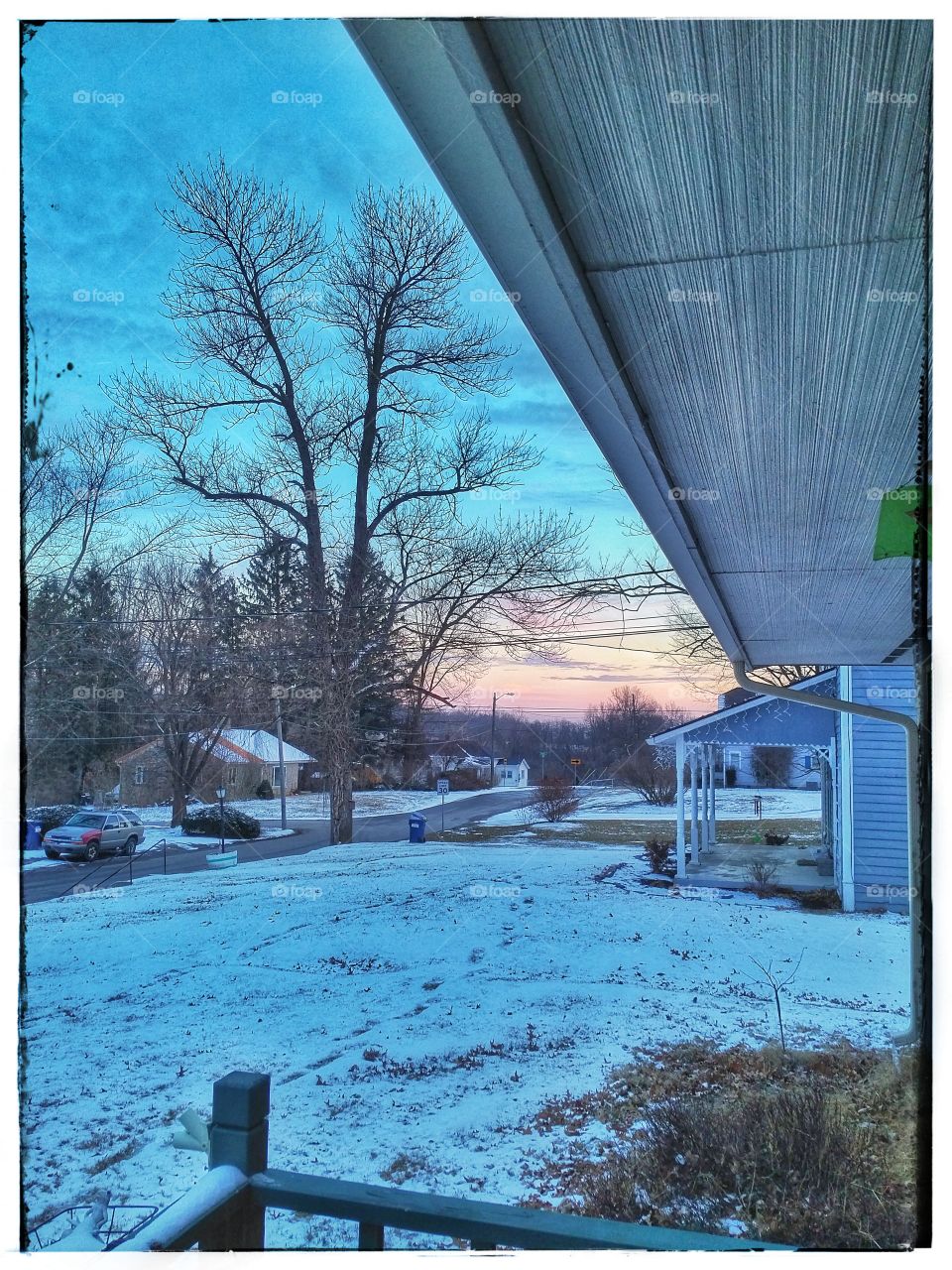 pretty winter dusk
