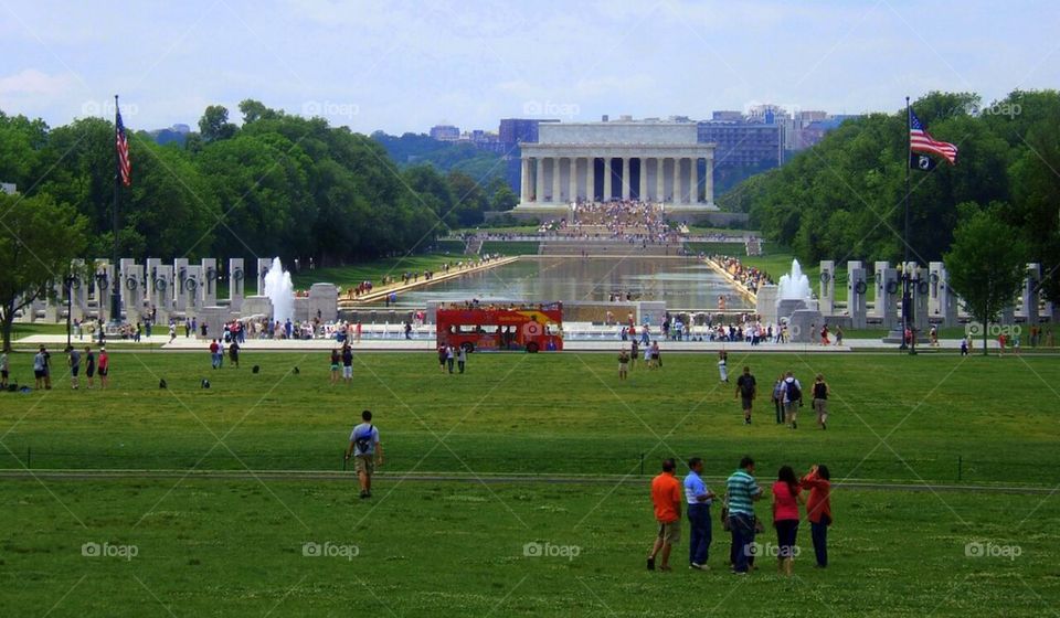 on the mall