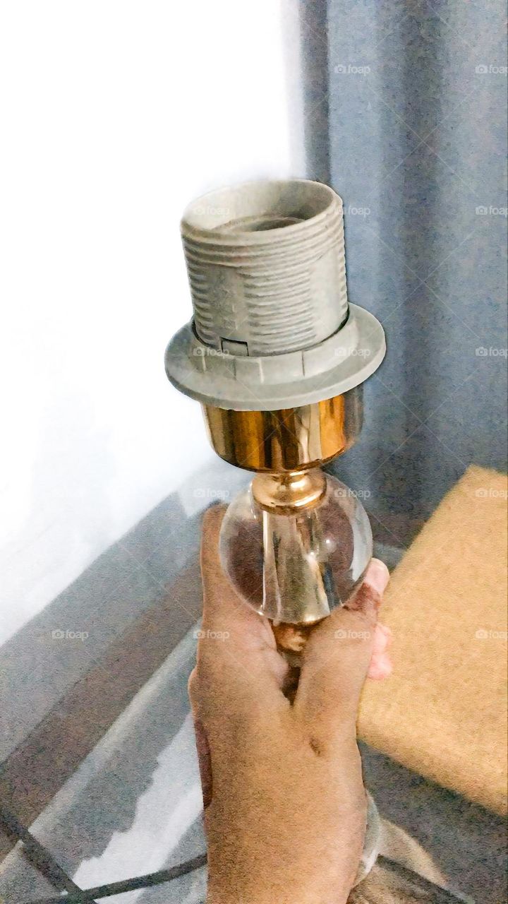 side table lamp holder